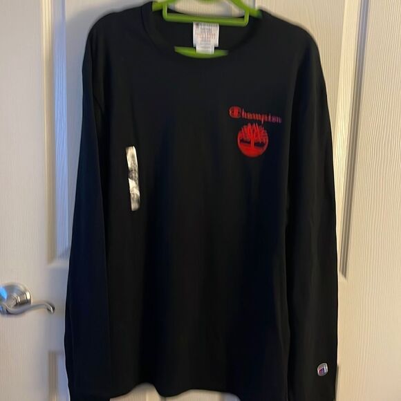 Champion and Timberland long sleeve tee size large - Picture 1 of 3